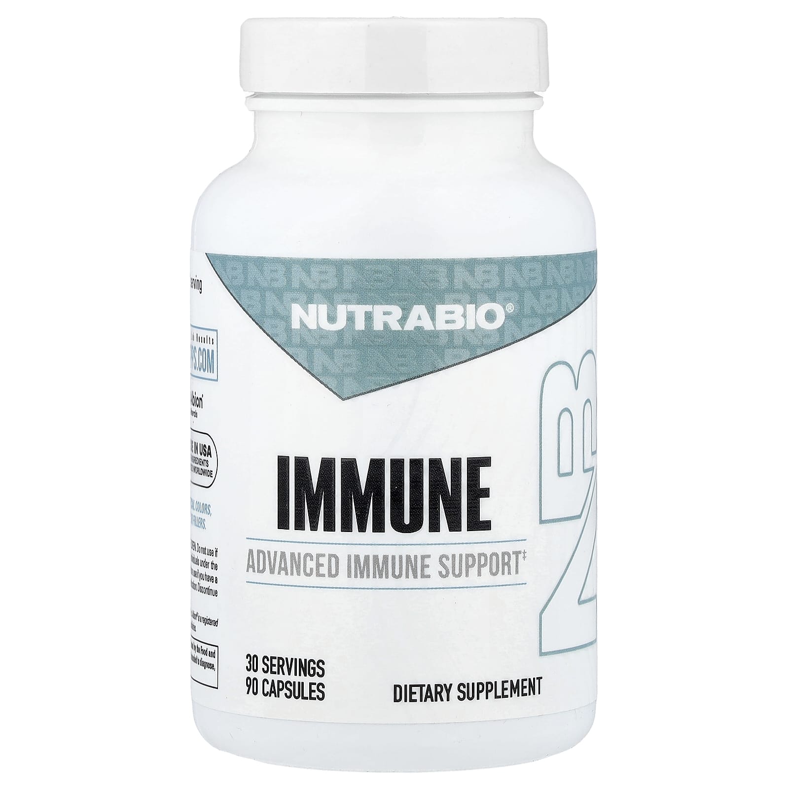 NutraBio, Immune, 90 Capsules