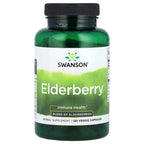 Swanson, Elderberry, 120 Veggies Capsules