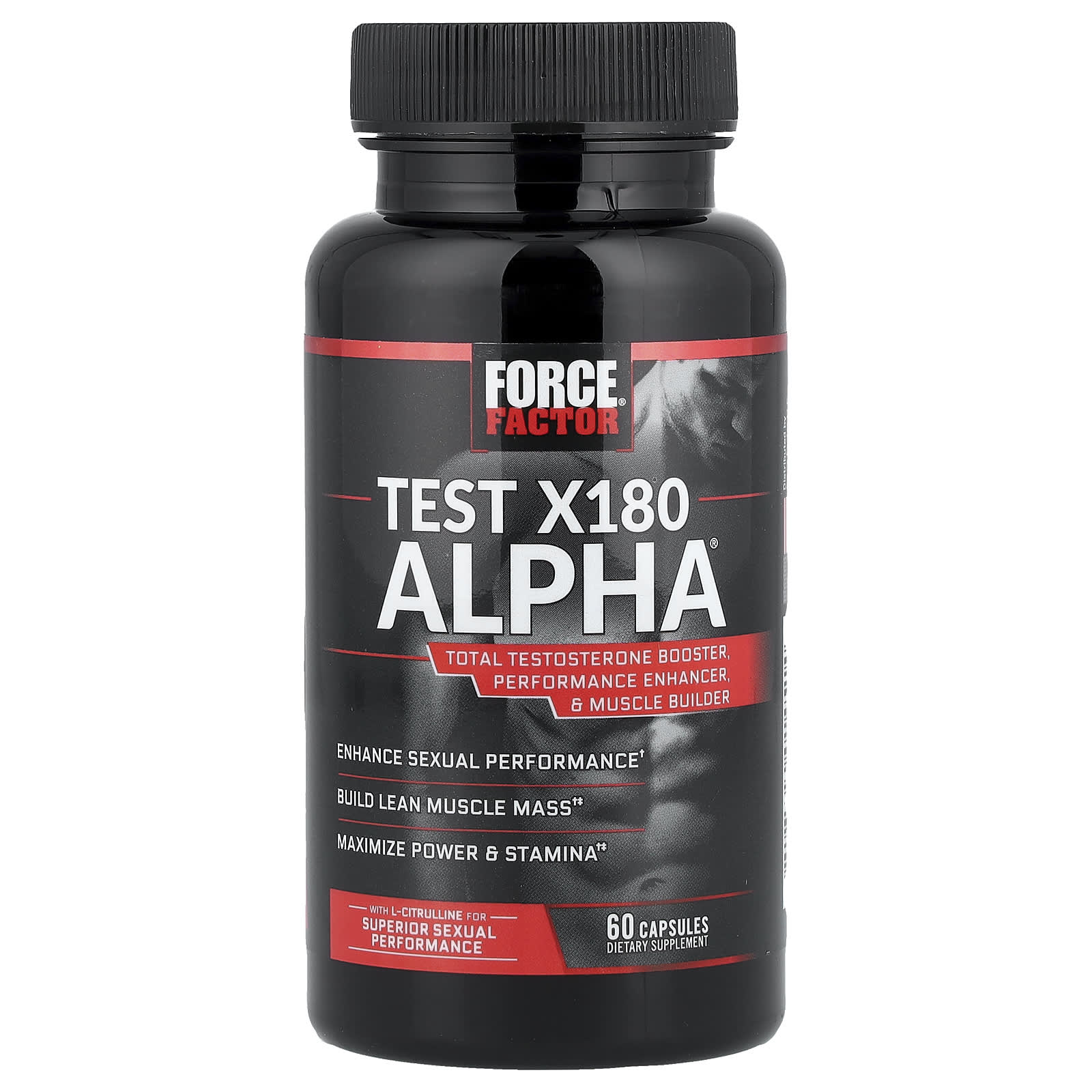 Force Factor, Test X180 Alpha®, 60 Capsules