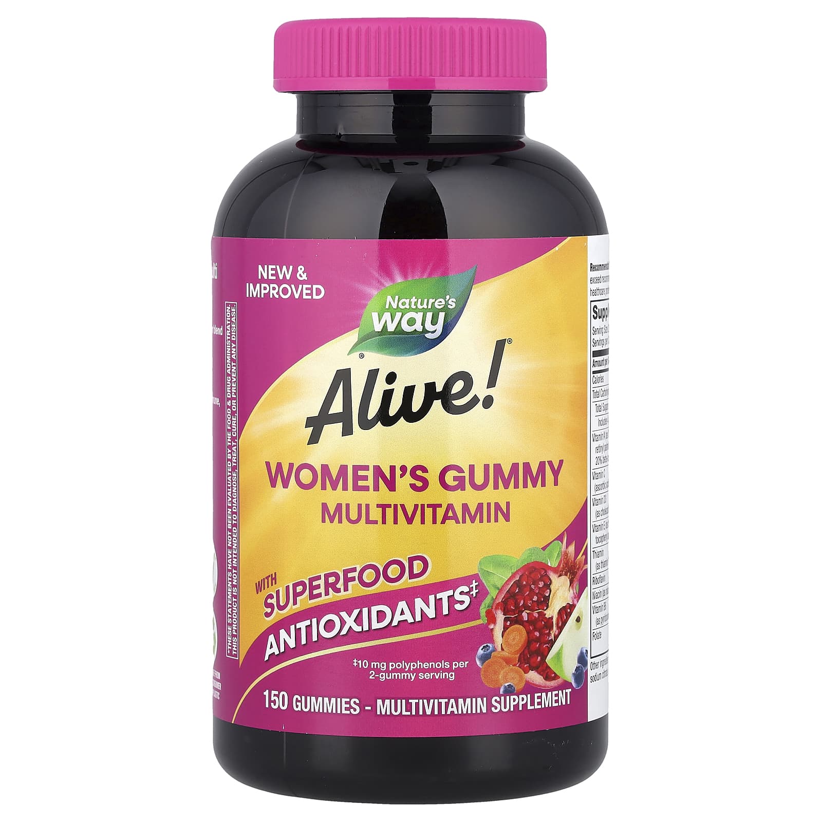 Nature's Way, Alive!® Women's Gummy Multivitamin, Mixed Berry, 150 Gummies