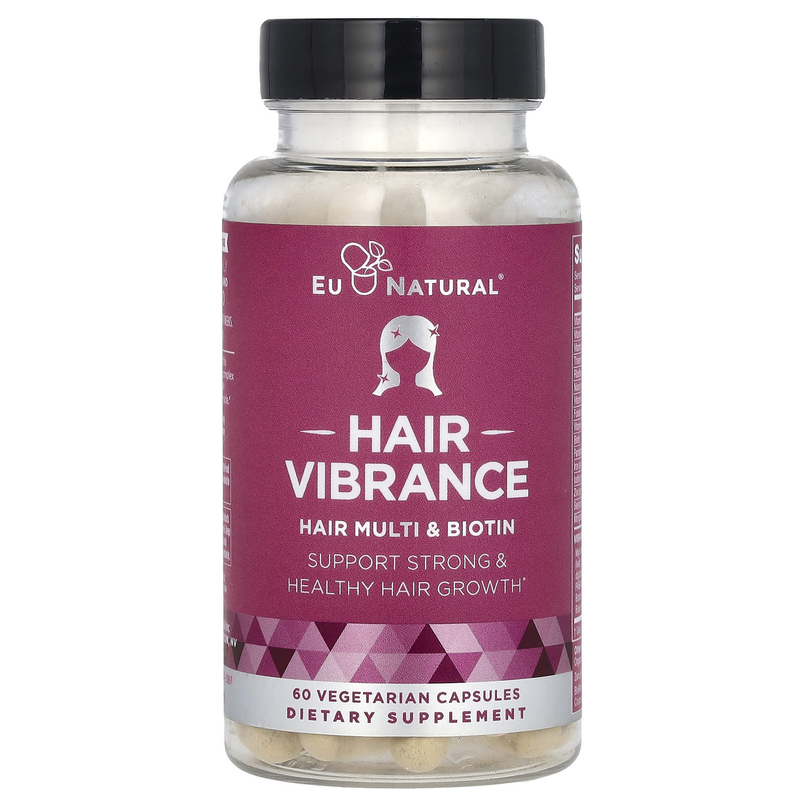 Eu Natural, Hair Vibrance, Hair Multi & Biotin, 60 Vegetarian Capsules