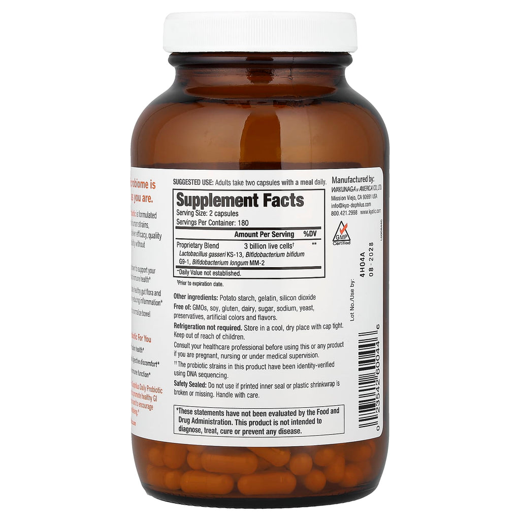Kyolic, Kyo-Dophilus®, Daily Probiotic, 360 Capsules