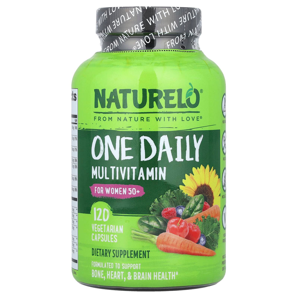 NATURELO, One Daily Multivitamin, For Women 50+, 120 Vegetarian Capsules