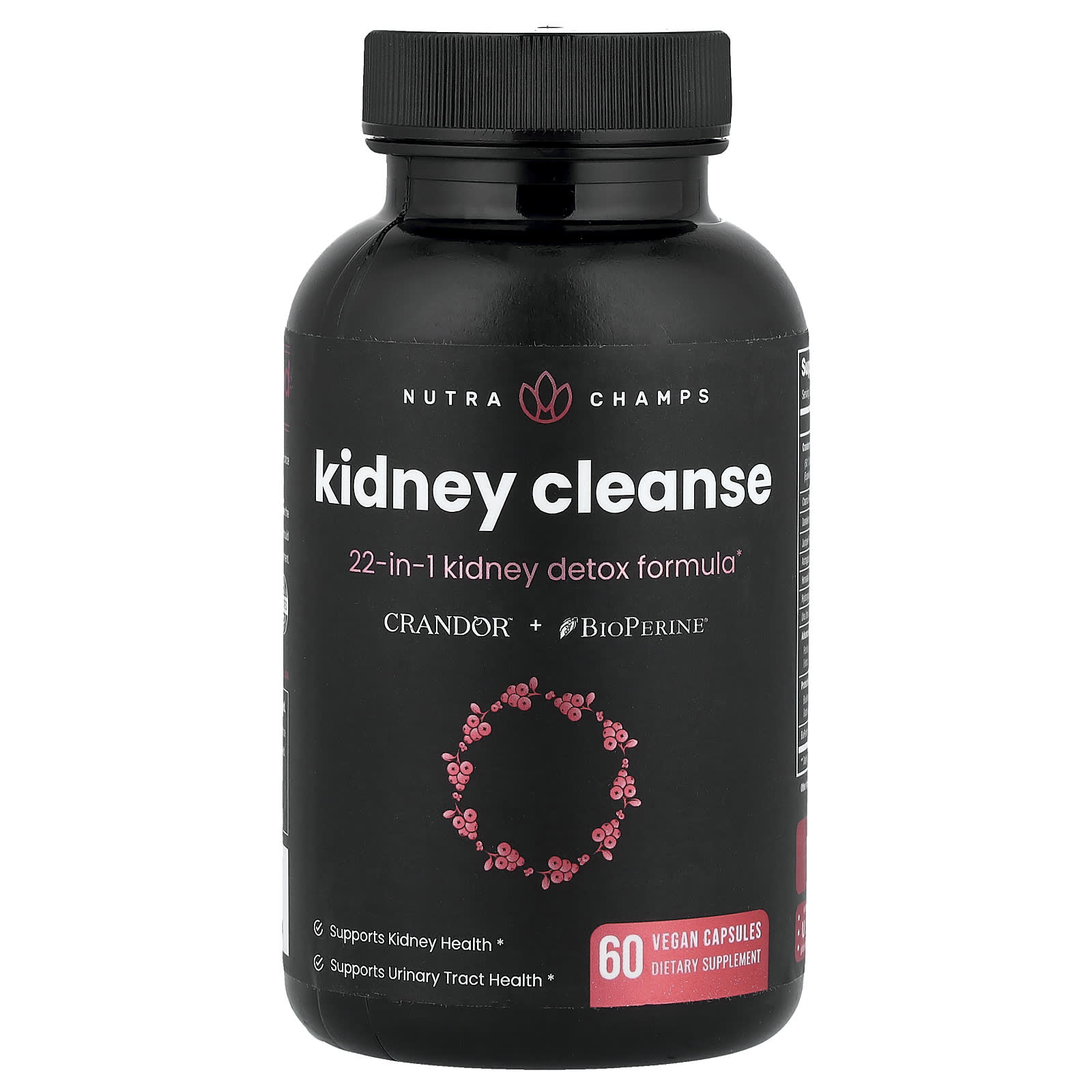 NutraChamps, Kidney Cleanse, 60 Vegan Capsules