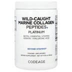 Codeage, Wild-Caught Marine Collagen Peptides Powder, Platinum, Unflavored, 11.5 oz (326 g)