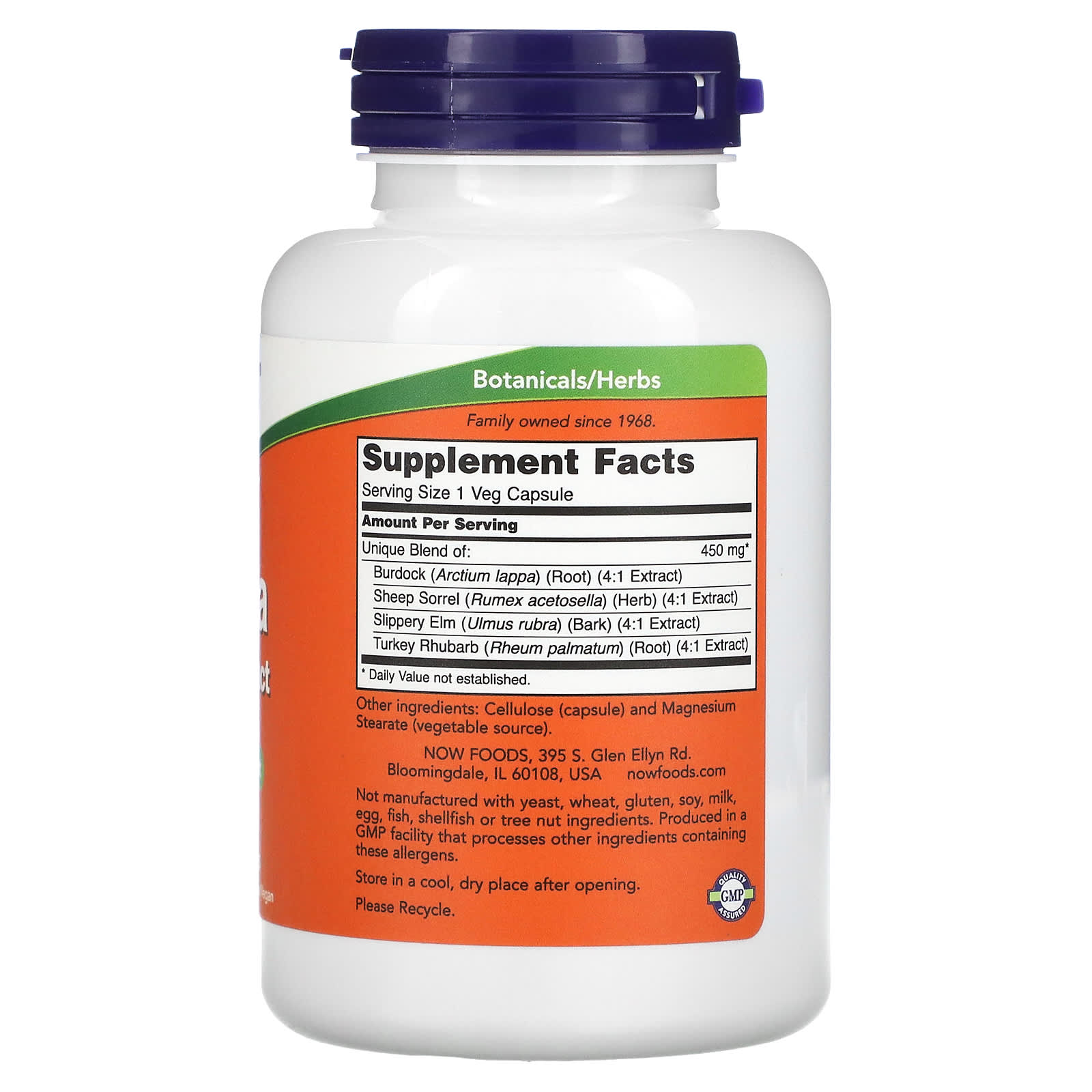 NOW Foods, Ojibwa Herbal Extract, 450 mg, 180 Veg Capsules