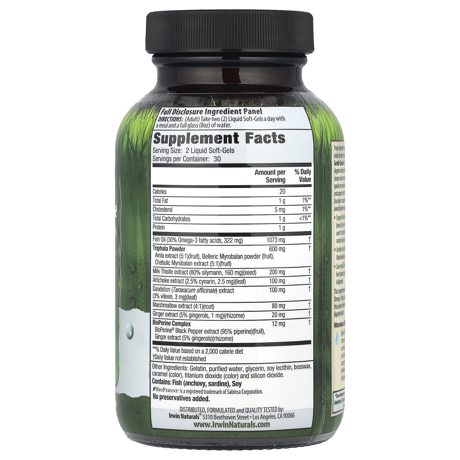Irwin Naturals, Daily Gentle Cleanse®, 60 Liquid Soft-Gels