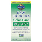 Garden of Life, RAW Probiotics, Colon Care, Shelf-Stable, 30 Vegetarian Capsules