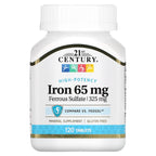 21st Century, Iron, 65 mg, 120 Tablets