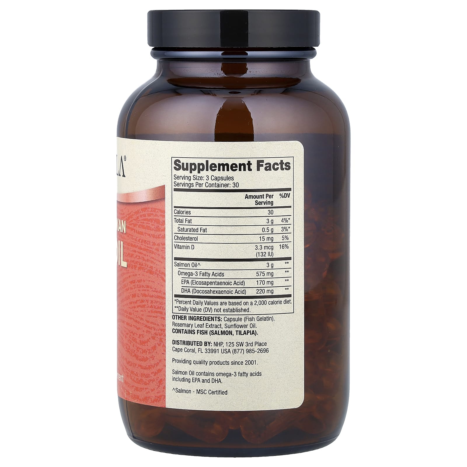 Dr. Mercola, Wild Caught Alaskan Salmon Oil, 90 Capsules