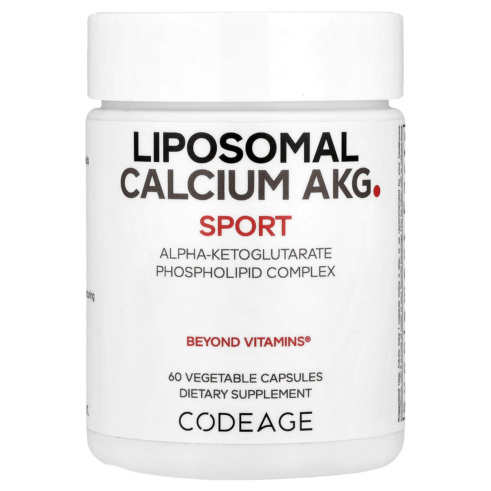 Codeage, Liposomal Calcium AKG, 700 mg, 60 Vegetable Capsules