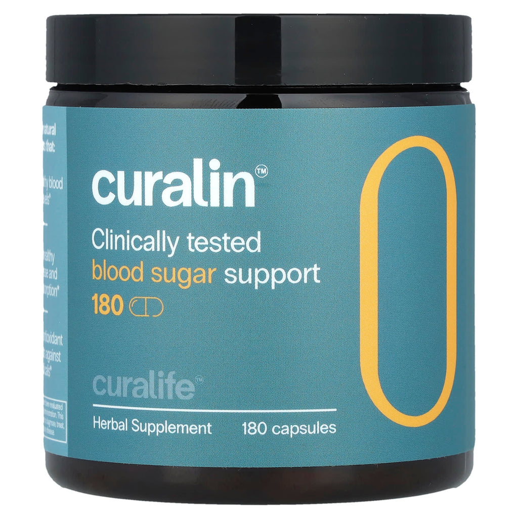 CuraLife, Curalin™ Blood Sugar Support, 180 Capsules