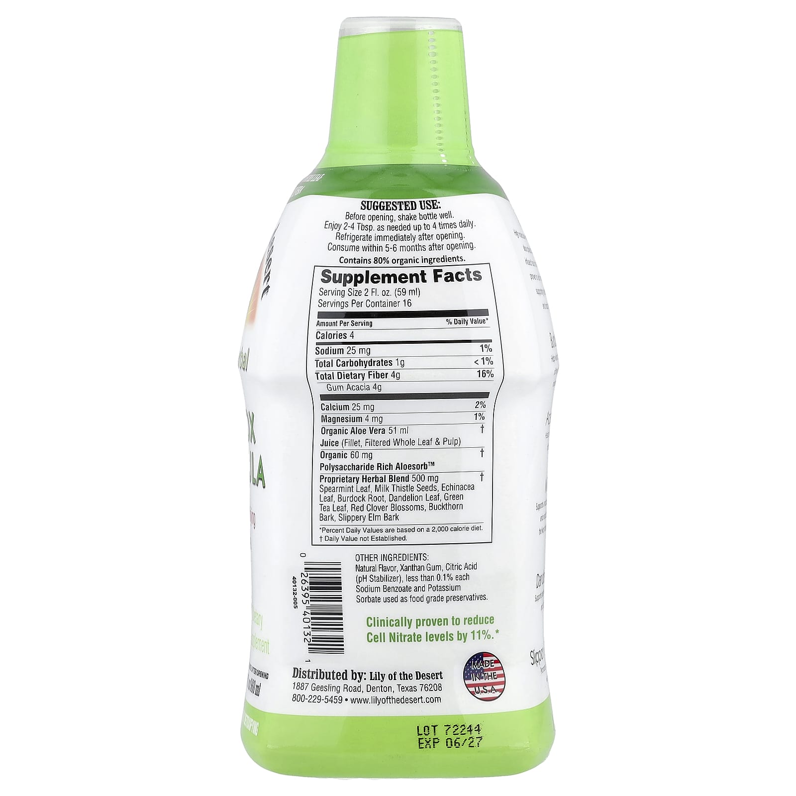 Lily of the Desert, Aloe Herbal, Detox Formula, 32 fl oz (960 ml)