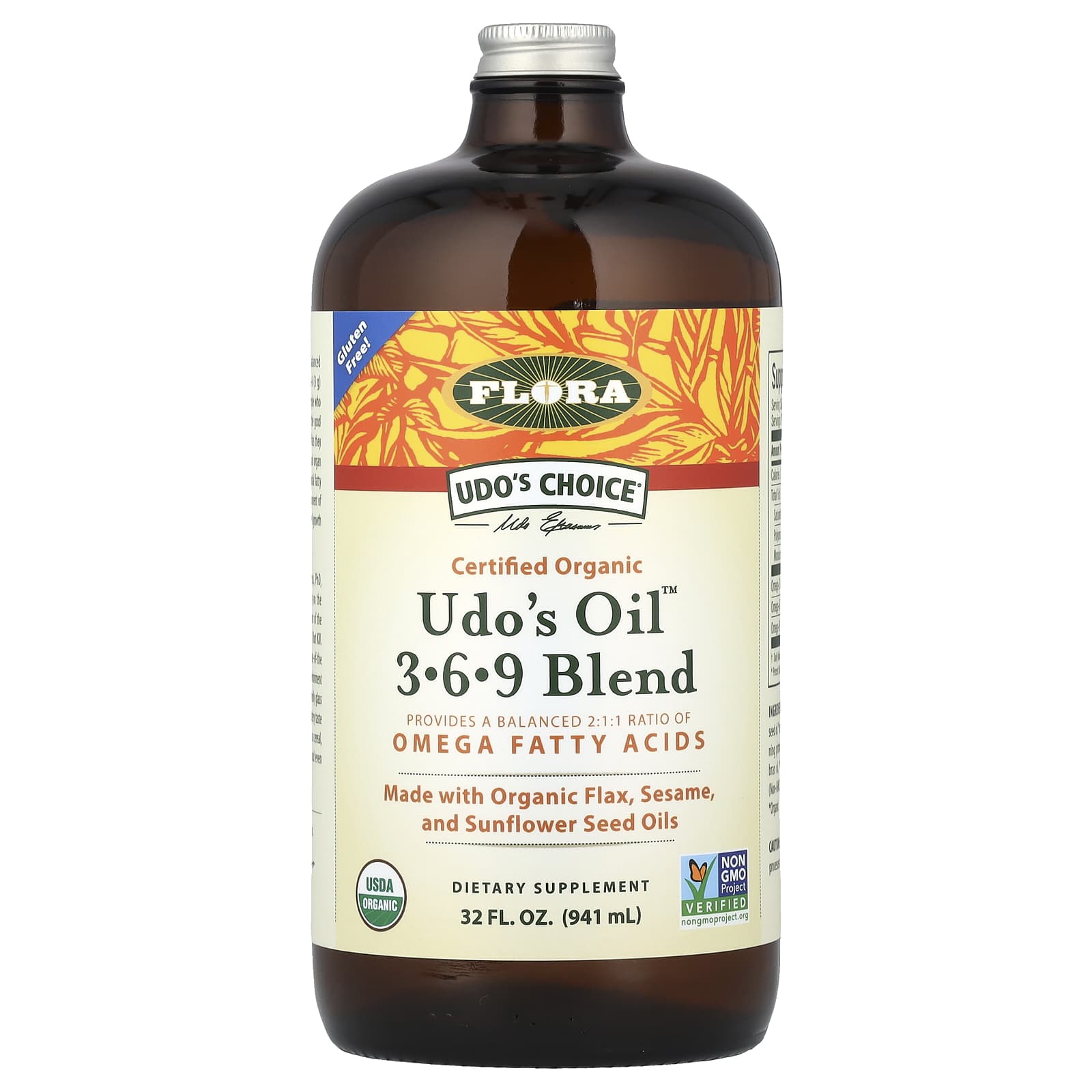 Flora, Udo's Choice®, Udo's Oil™ 3-6-9 Blend, 32 fl oz (941 ml)