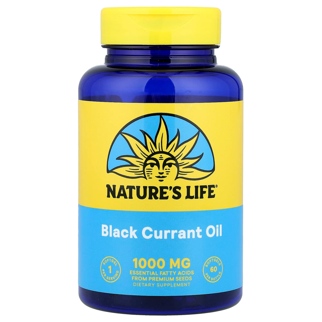 Nature's Life, Black Currant Oil, 1,000 mg, 60 Softgels