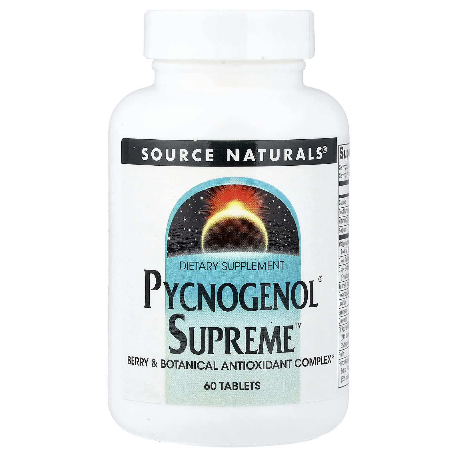 Source Naturals, Pycnogenol® Supreme™, 60 Tablets