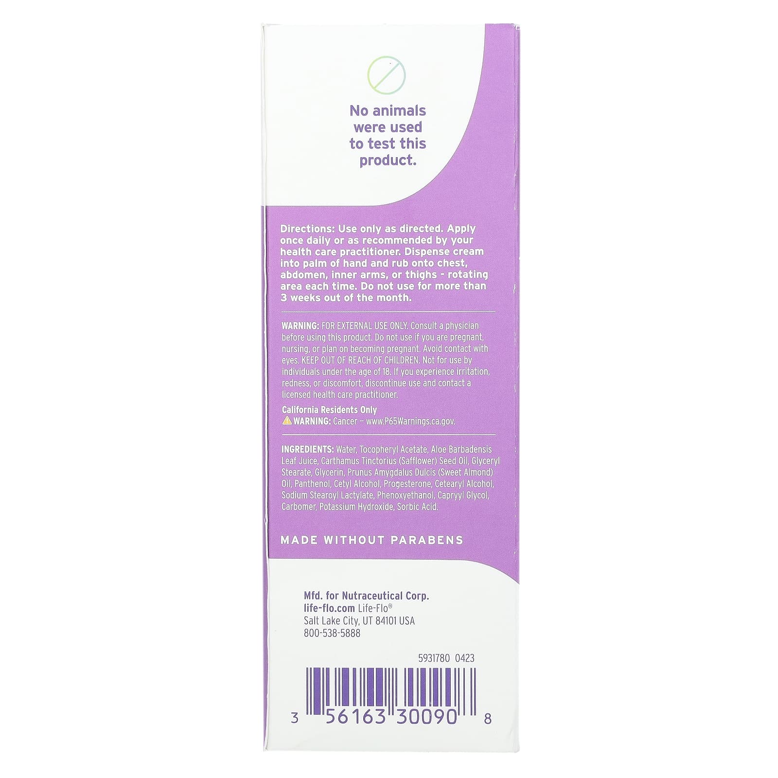Emerita, Pro-Gest, Balancing Cream, Fragrance Free, 4 oz (112 g)
