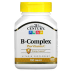 21st Century, B-Complex Plus Vitamin C, 100 Tablets