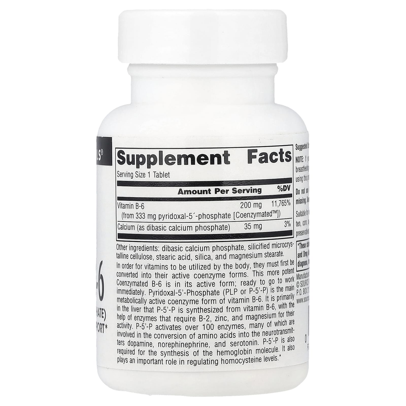 Source Naturals, Coenzymated™ B-6, 30 Tablets