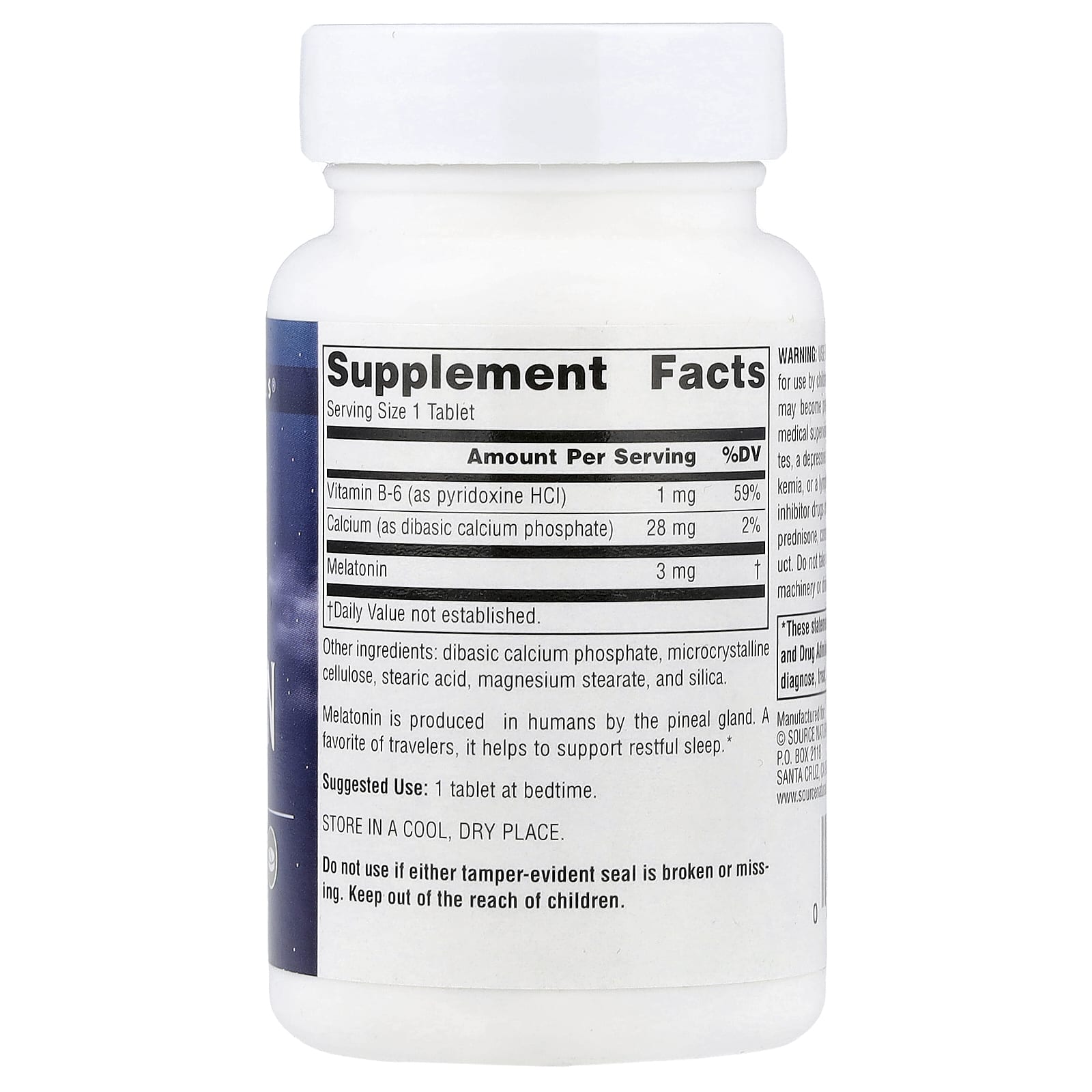 Source Naturals, Sleep Science®, Melatonin, 3 mg, 240 Tablets