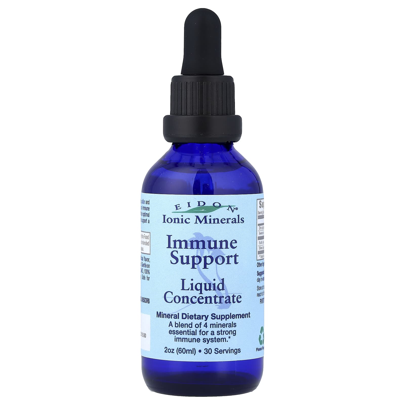 Eidon Ionic Minerals, Immune Support, Liquid Concentrate, 2 oz (60 ml)