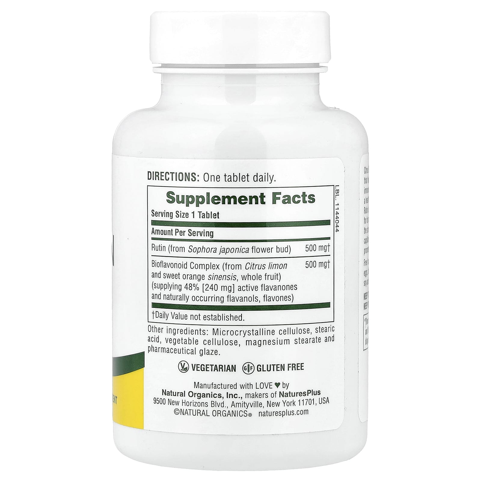 NaturesPlus, Biorutin, 90 Tablets
