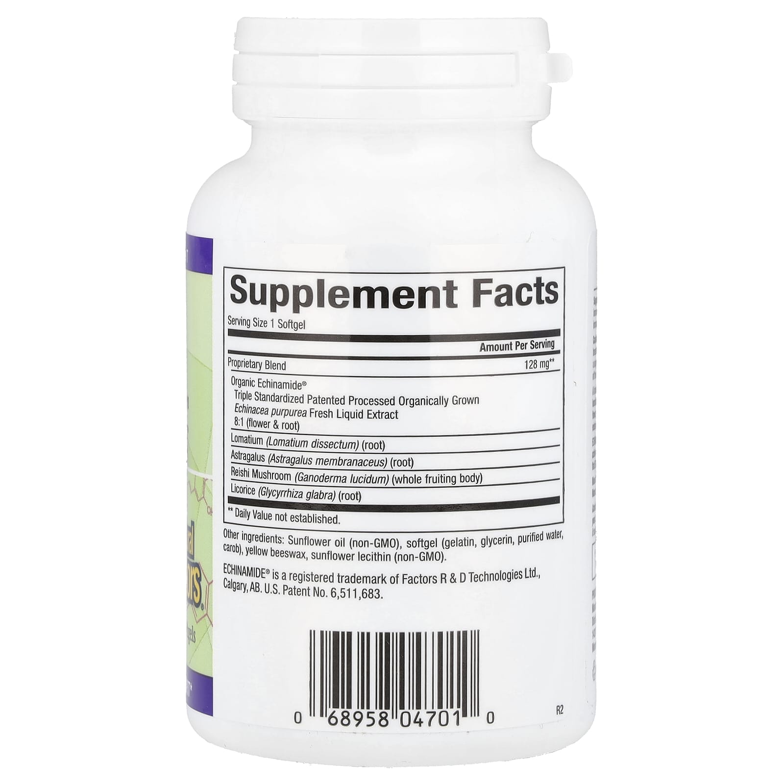 Natural Factors, Anti-V Formula with Clinically Proven Echinamide®, 120 Softgels