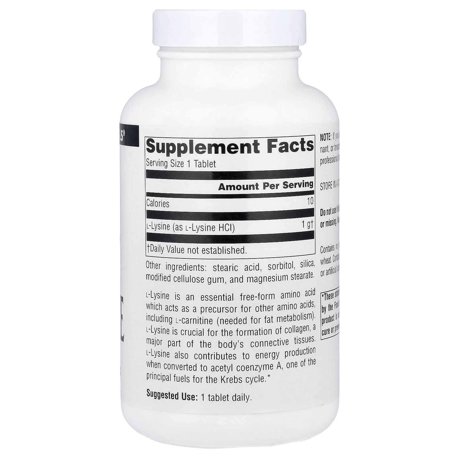 Source Naturals, L-Lysine, 1,000 mg, 100 Tablets