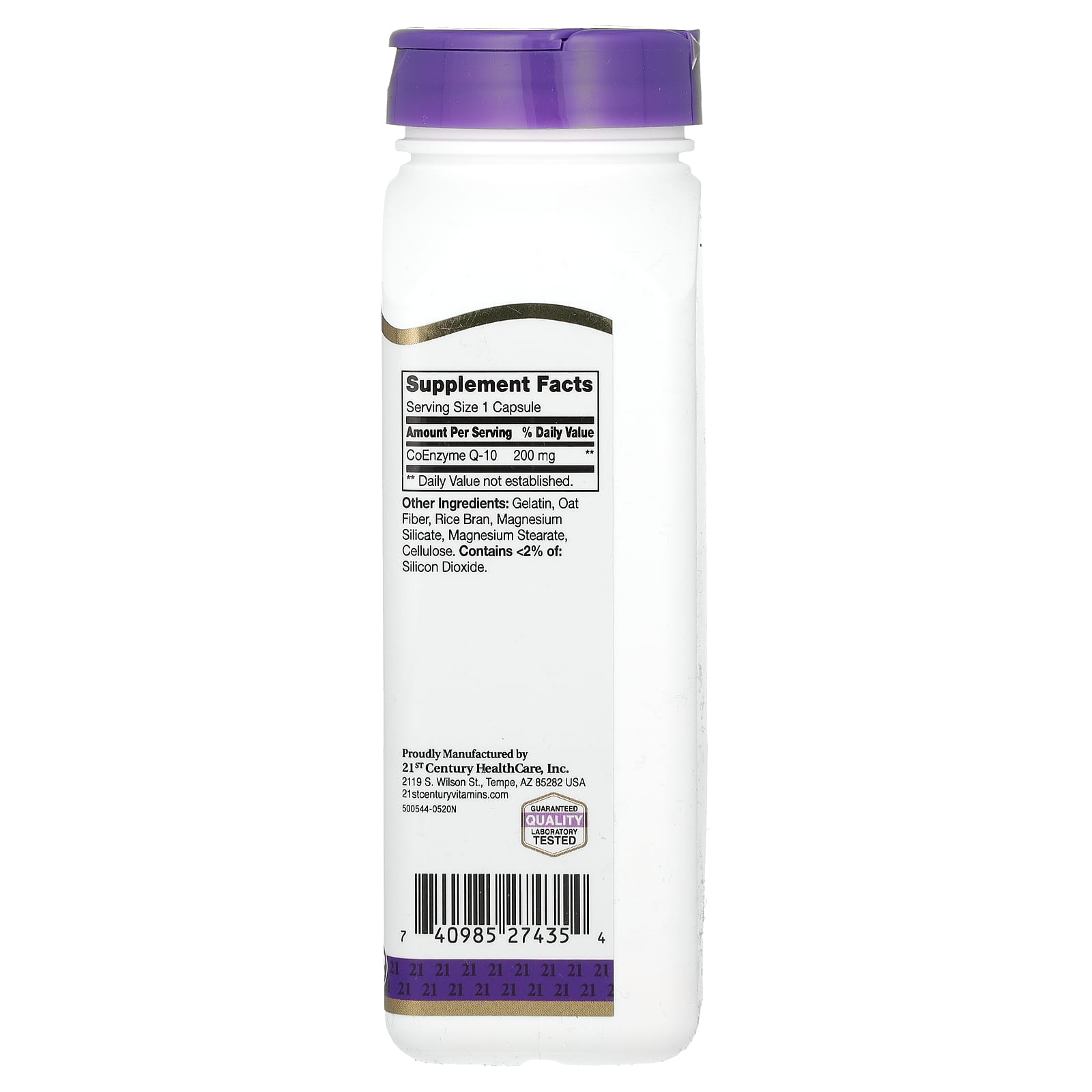 21st Century, CoQ10, 200 mg, 120 Capsules