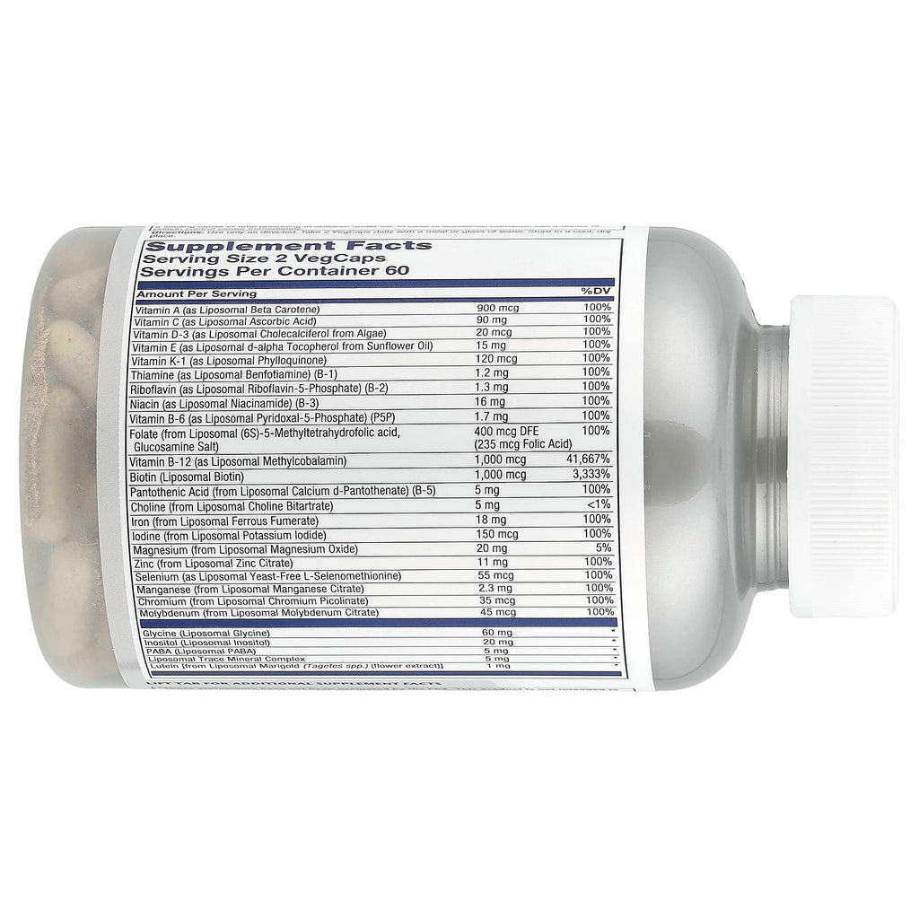 Solaray, High Potency Women's Liposomal Multivitamin, 120 VegCaps