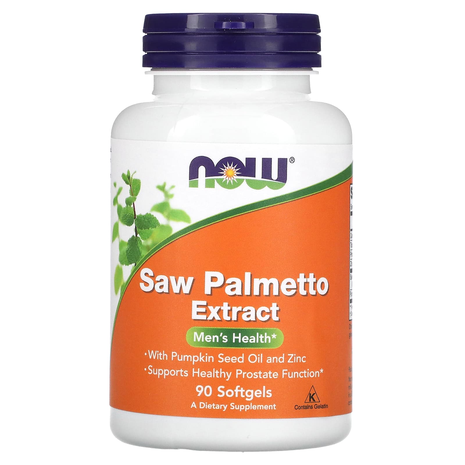 NOW Foods, Saw Palmetto Extract, , 90 Softgels