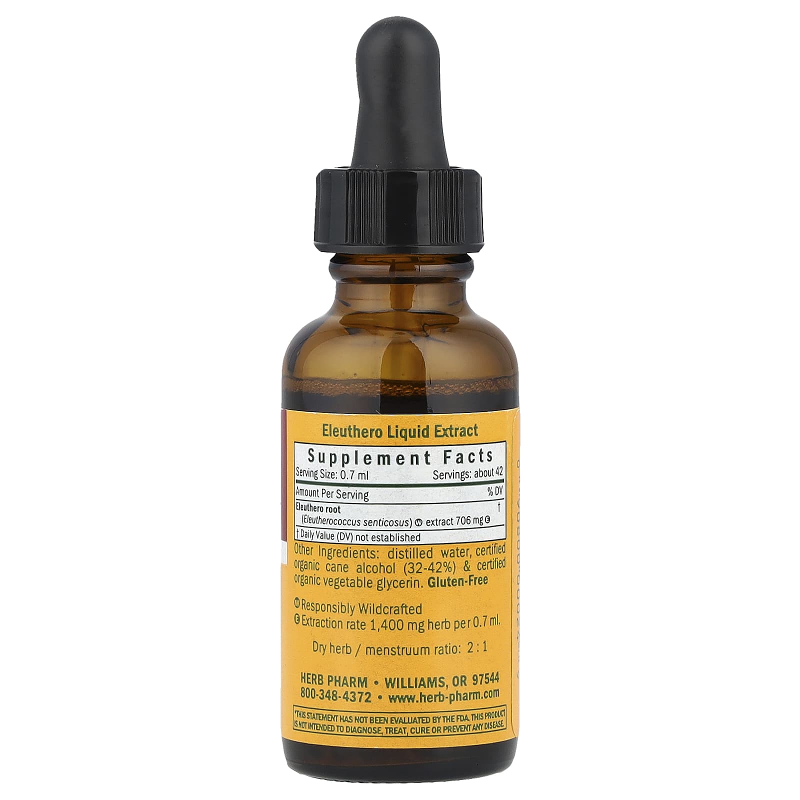 Herb Pharm, Eleuthero, 1 fl oz (30 ml)