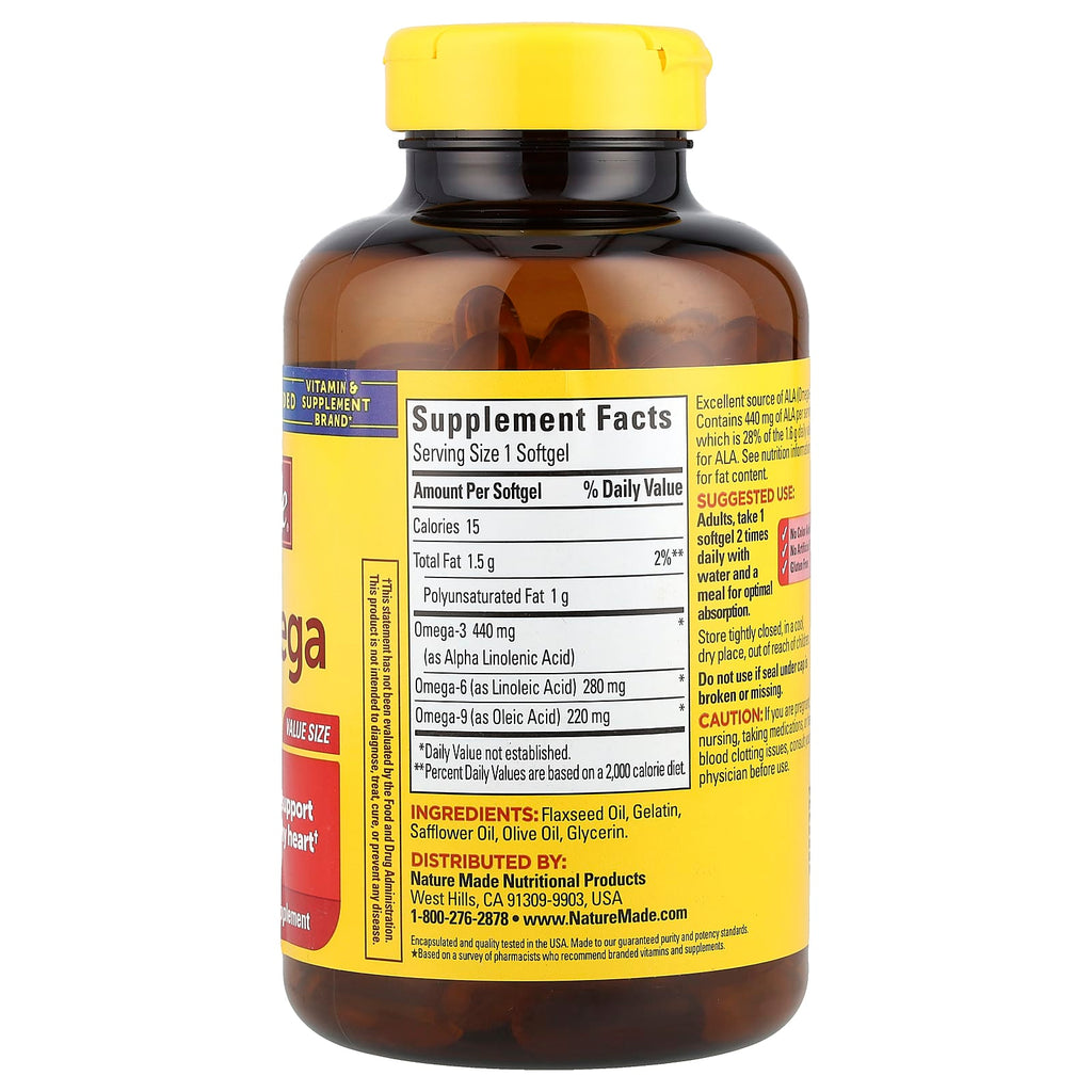Nature Made, Triple Omega, 150 Softgels