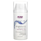 NOW Foods, Solutions, Progesterone from Wild Yam, Balancing Skin Cream, Unscented, 20 mg, 3 oz (85 g)