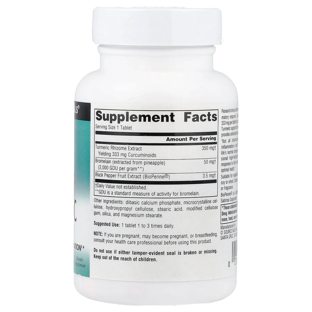Source Naturals, Turmeric Extract, 100 Tablets