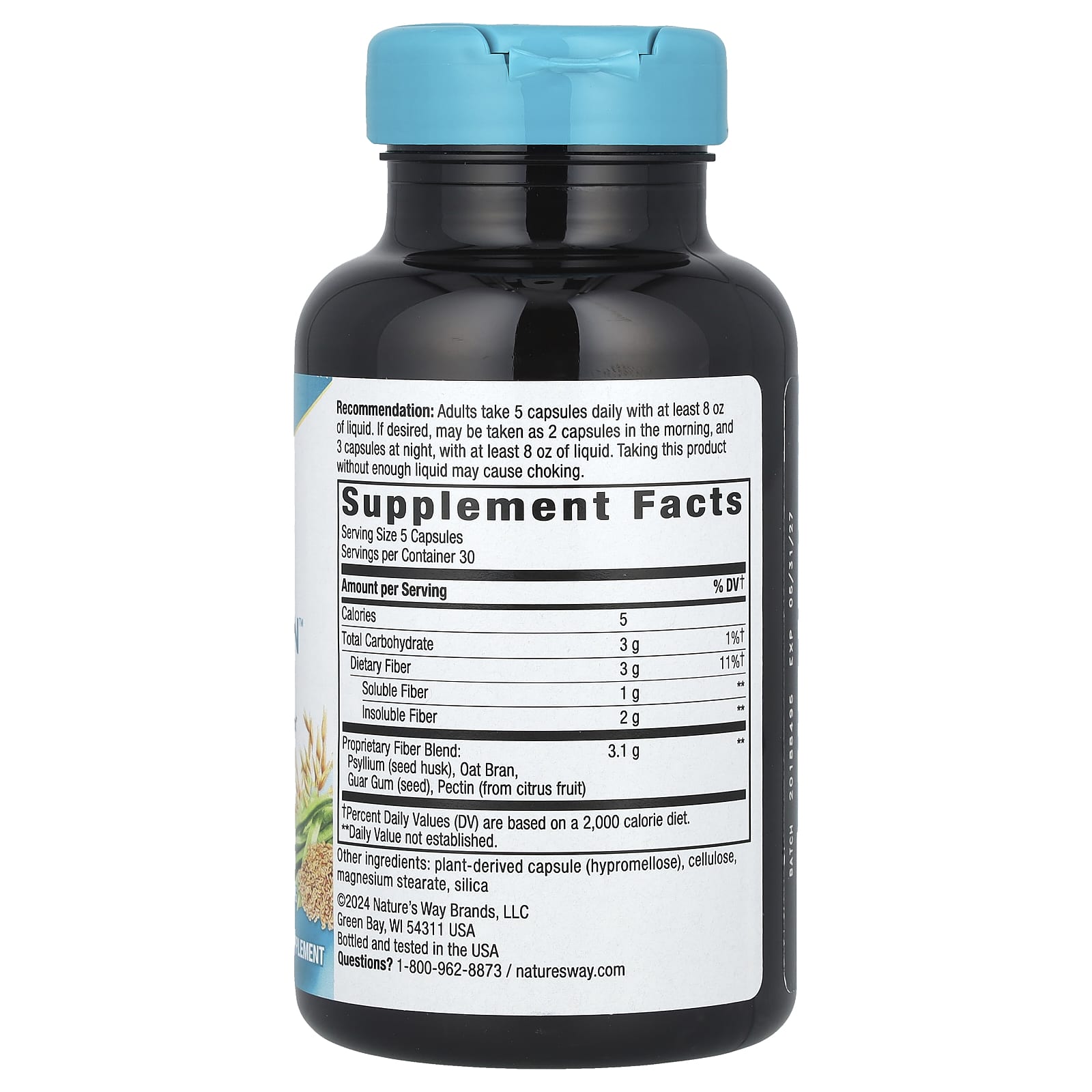 Nature's Way, Fiber Fusion™ Daily, 150 Vegan Capsules