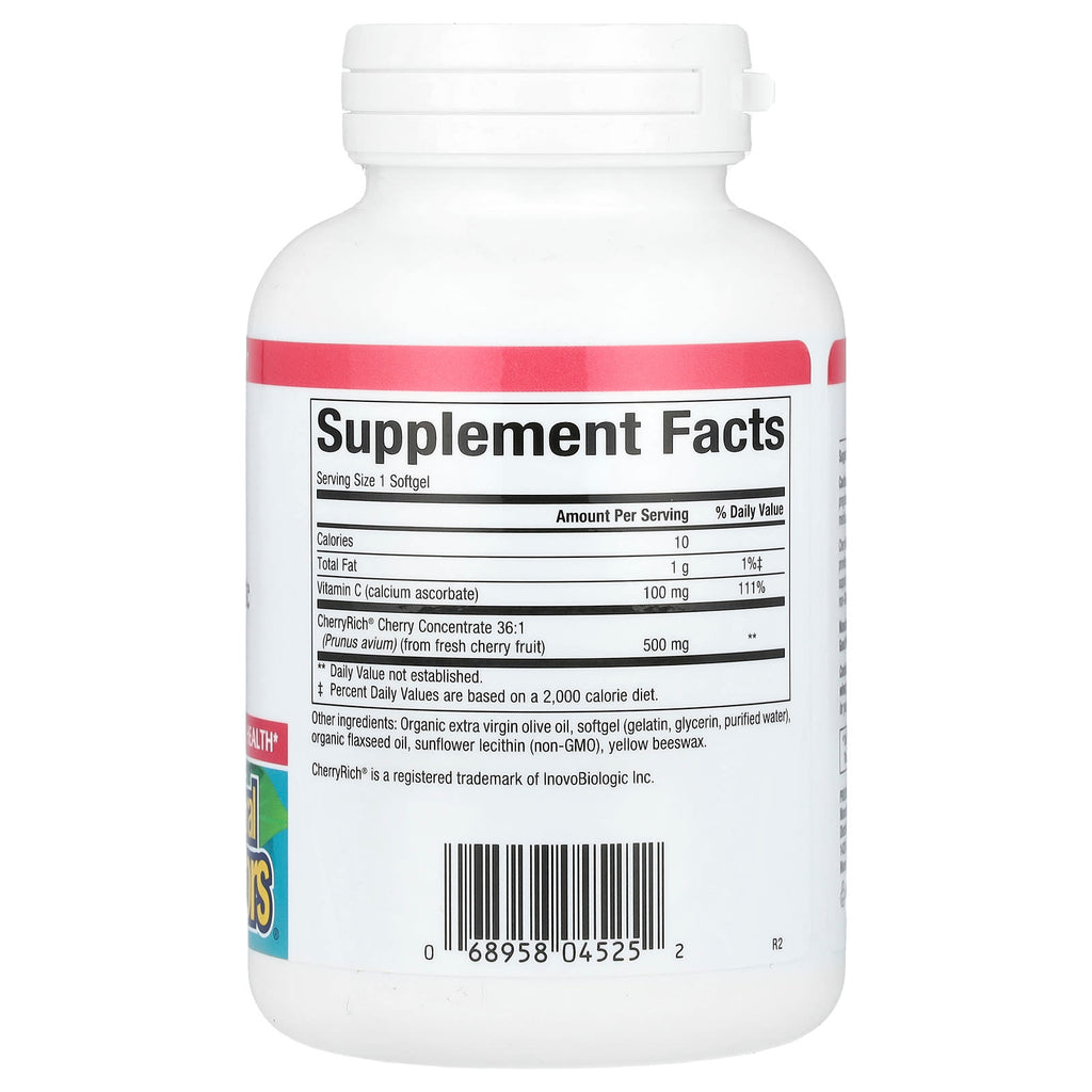 Natural Factors, Cherry Rich, Super Strength Cherry Concentrate, 500 mg, 90 Softgels