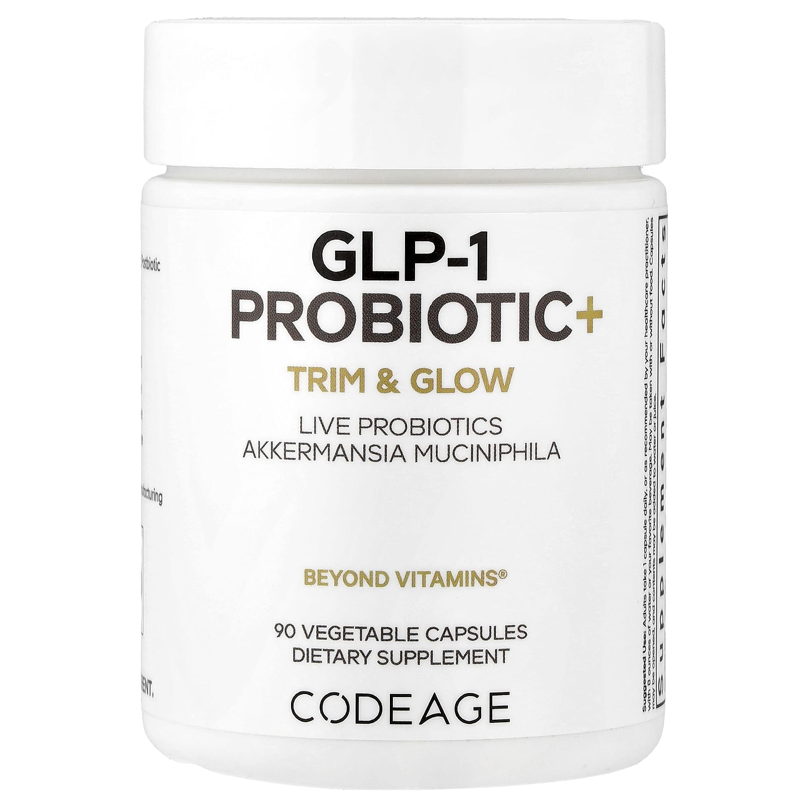 Codeage, GLP-1 Probiotic+, 90 Vegetable Capsules