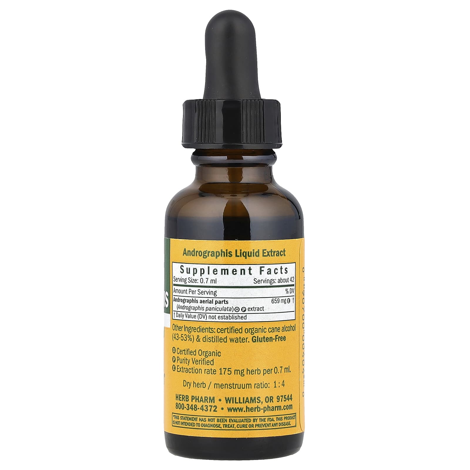 Herb Pharm, Andrographis, 1 fl oz (30 ml)