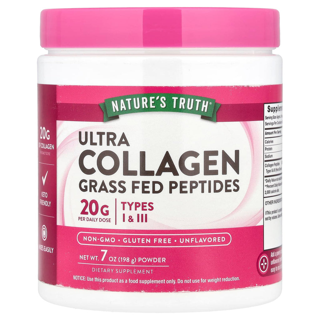 Nature's Truth, Ultra Collagen Powder, Unflavored, 7 oz (198 g)