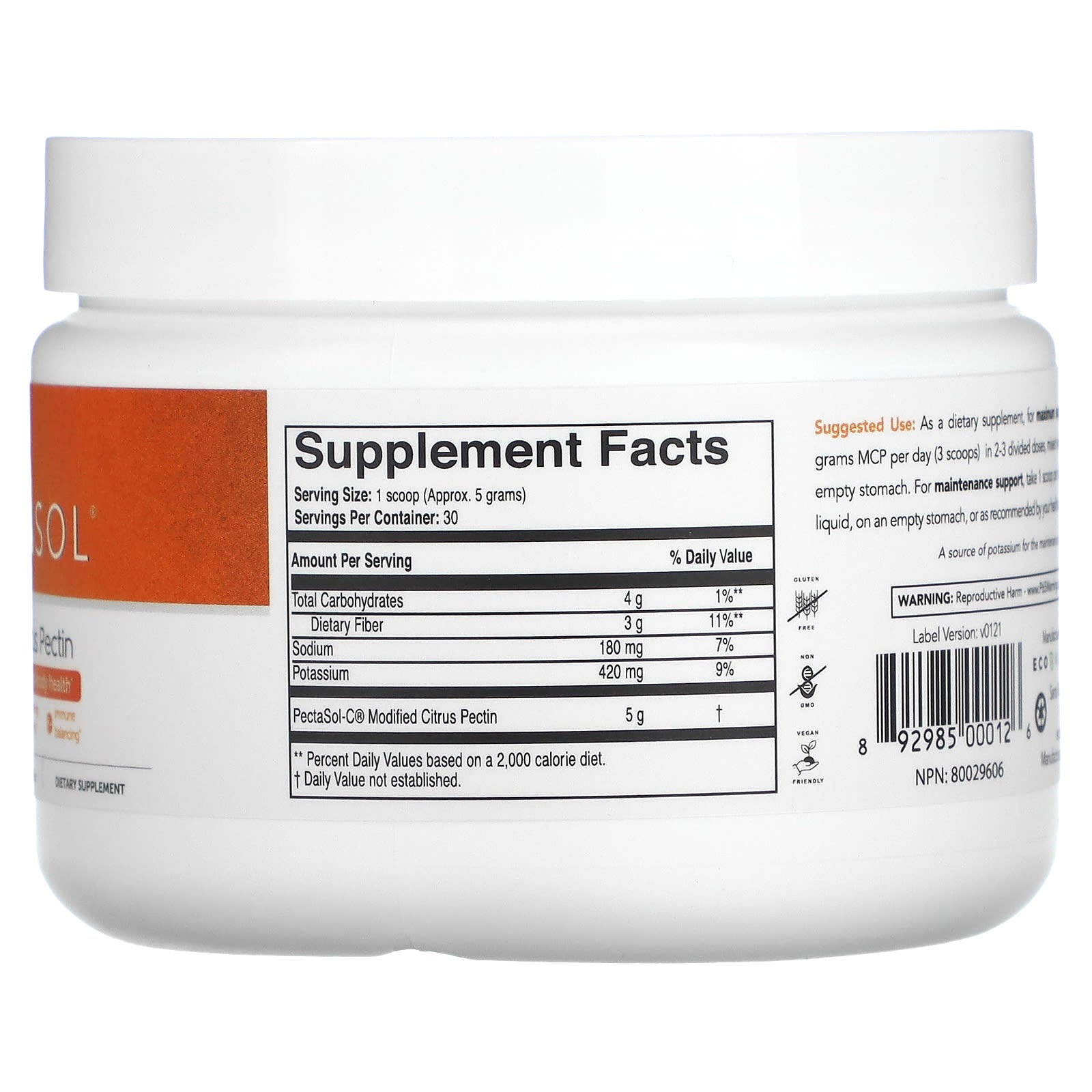Econugenics, PectaSol® Modified Citrus Pectin, 5.29 oz (150 g)