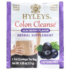Hyleys Tea, Colon Cleanse, Acai Berry, Caffeine Free, 25 Foil Envelop Tea Bags, 1.32 oz (37.5 g)