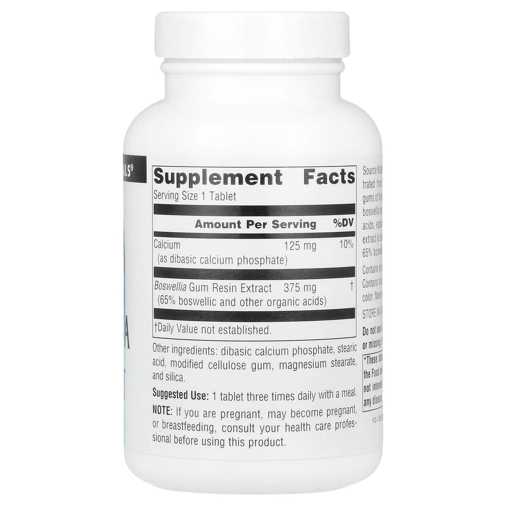 Source Naturals, Boswellia Extract, 100 Tablets
