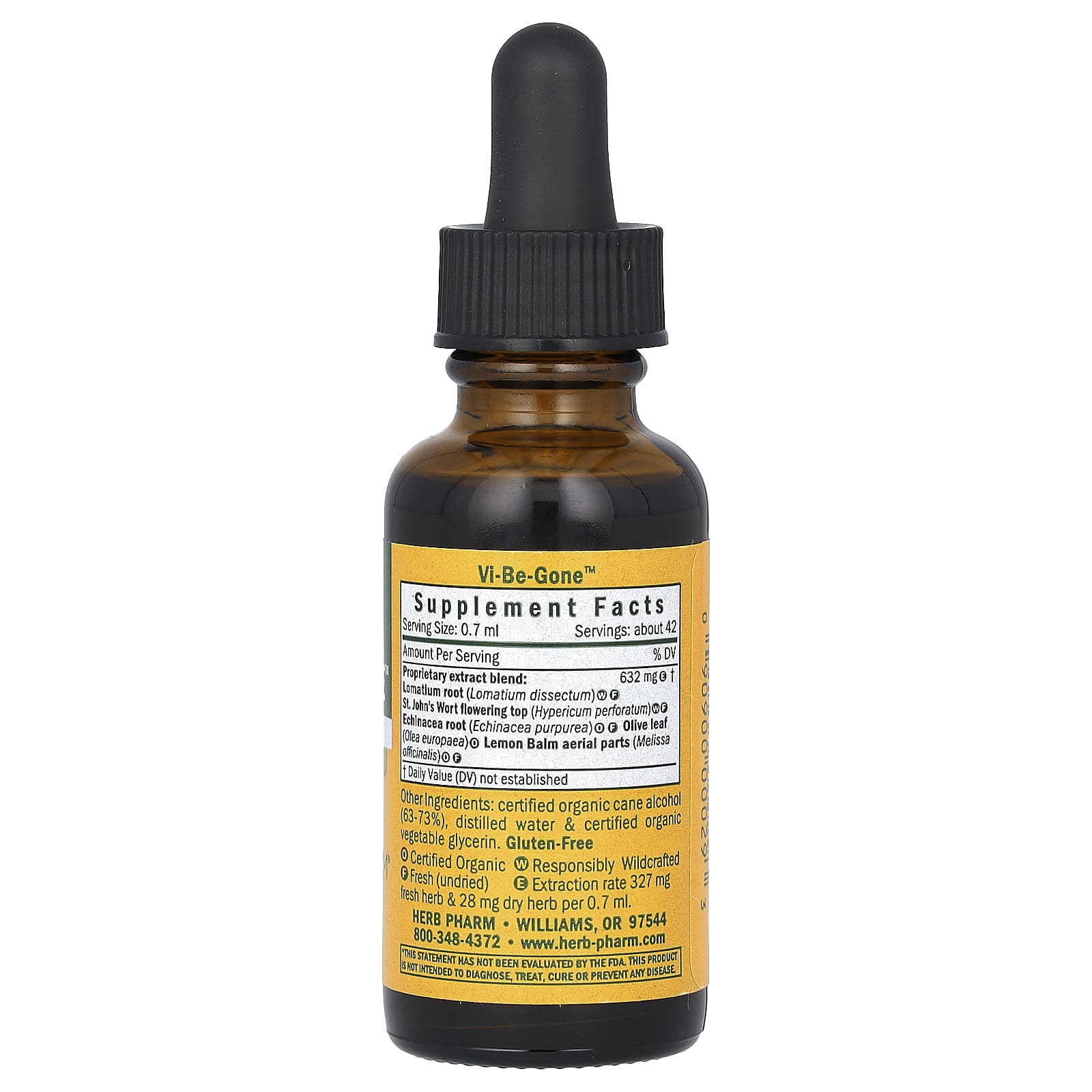 Herb Pharm, Vi-Be-Gone, 1 fl oz (30 ml)