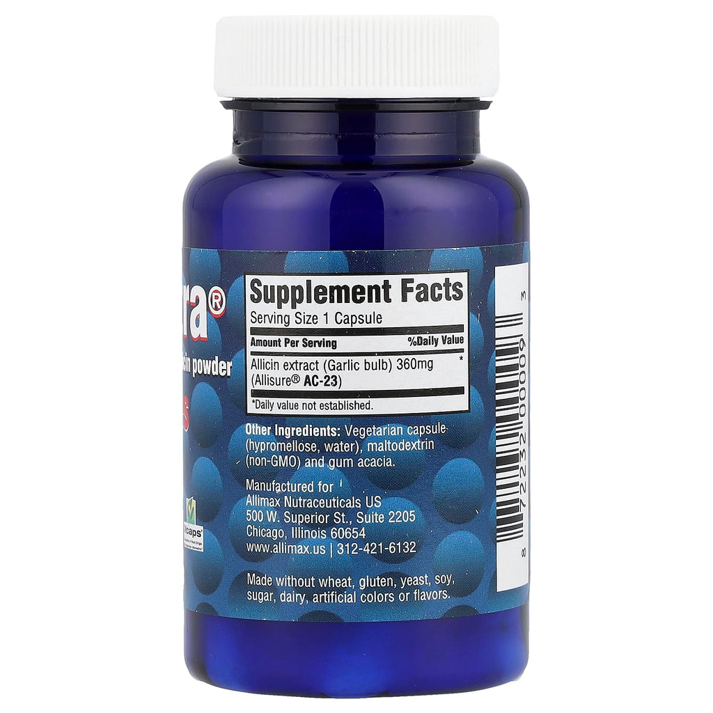 Allimax, AlliUltra® Capsules, 360 mg, 30 Capsules