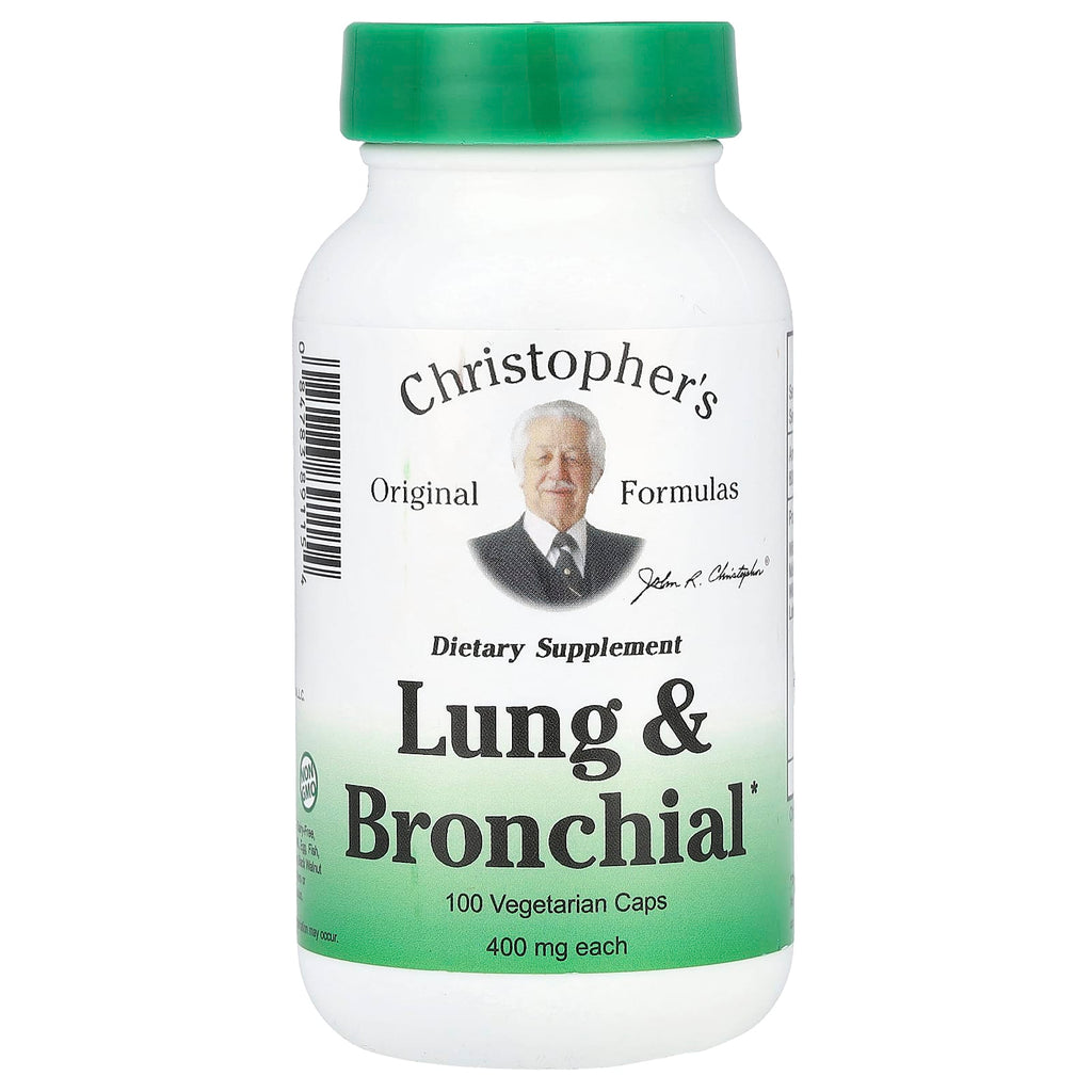 Christopher's Original Formulas, Lung & Bronchial, 100 Vegetarian Caps