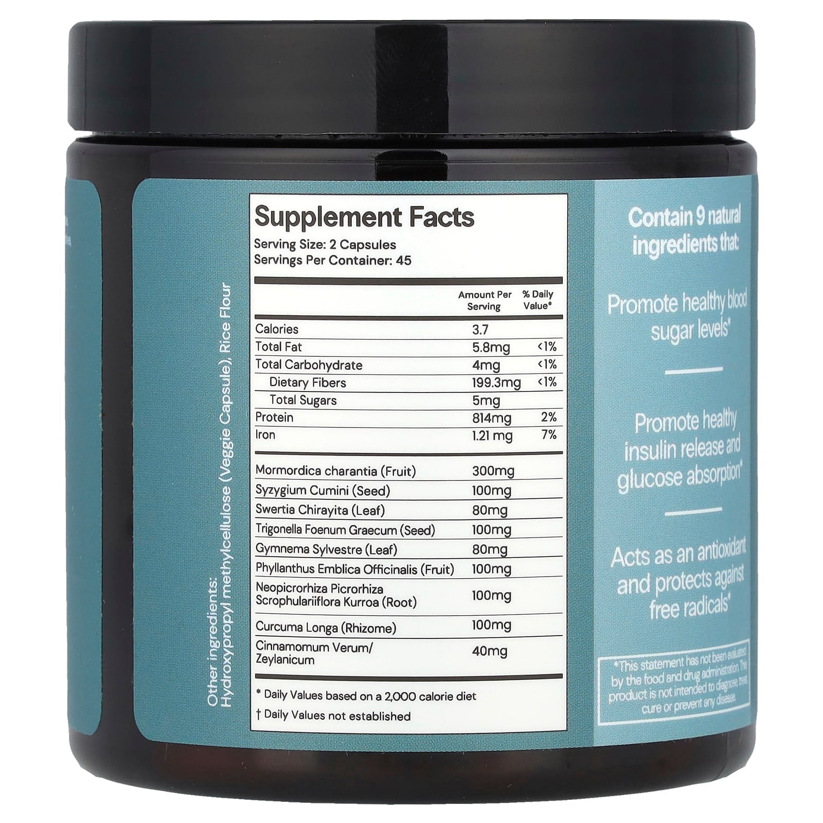 CuraLife, Curalin™ Blood Sugar Support, 90 Capsules