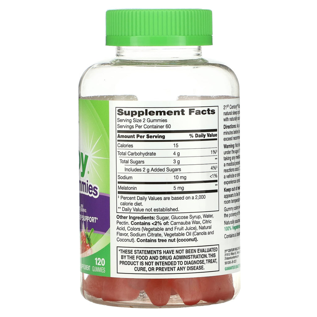21st Century, VitaJoy® Melatonin Gummies, 120 Gummies (2.5 mg per Gummy)