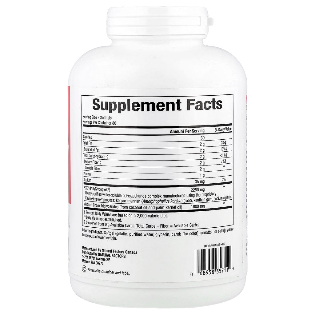 Natural Factors, PGX® Daily, Ultra Matrix Softgels, 240 Softgels