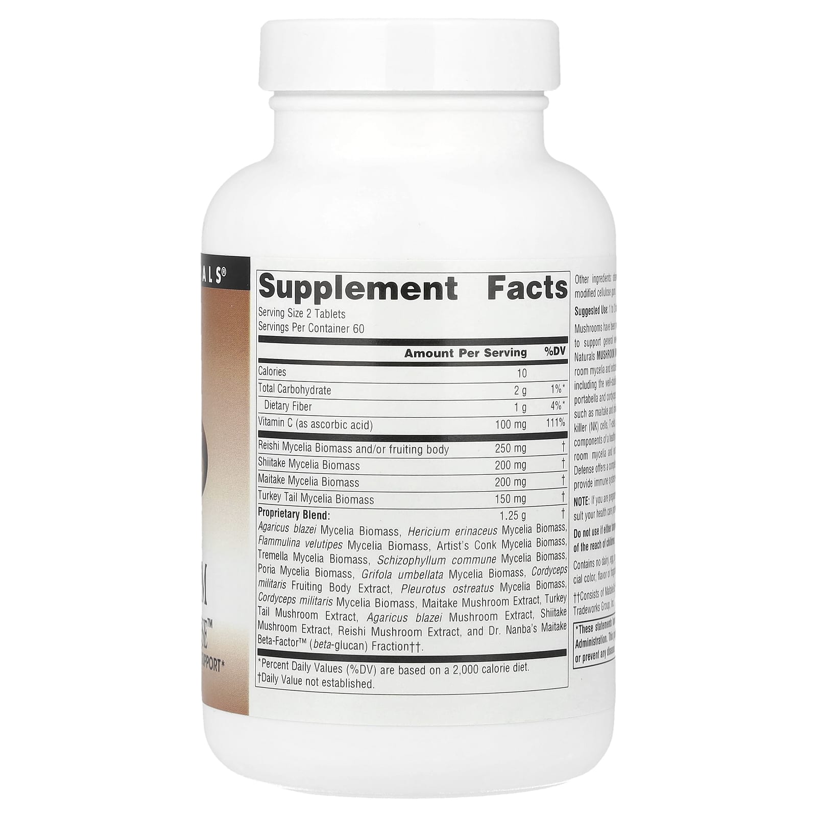 Source Naturals, Mushroom Immune Defense™, 120 Tablets